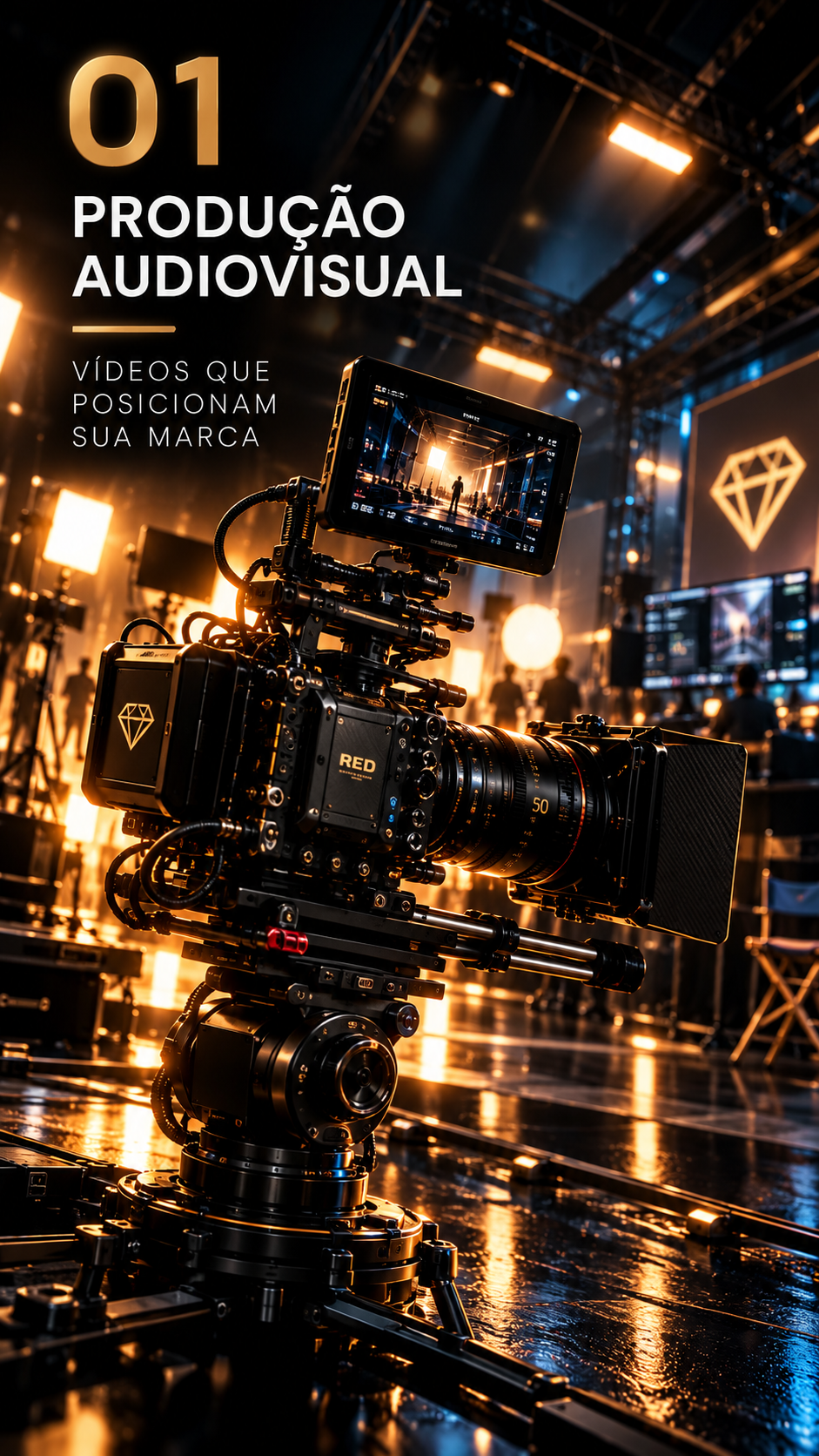 Câmeras e produção audiovisual cinematográfica