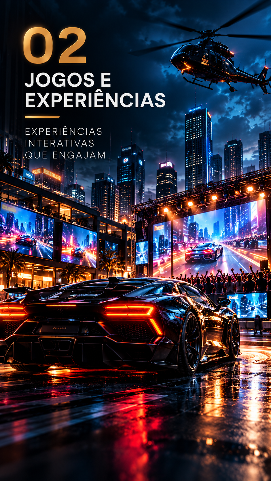 Jogo e experiências digitais futuristas